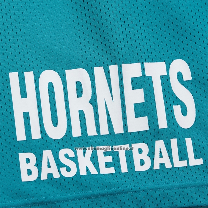 Pantaloncini Charlotte Hornets Mitchell & Ness Hardwood Classics Verde